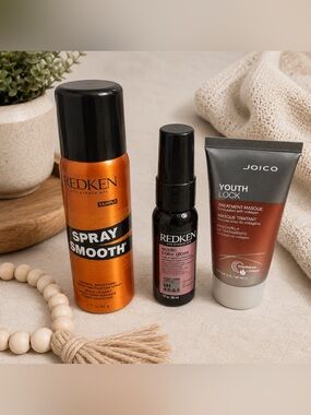Redken & Joico Hair Care Bundle Spray Smooth Color Gloss Mask NEW
